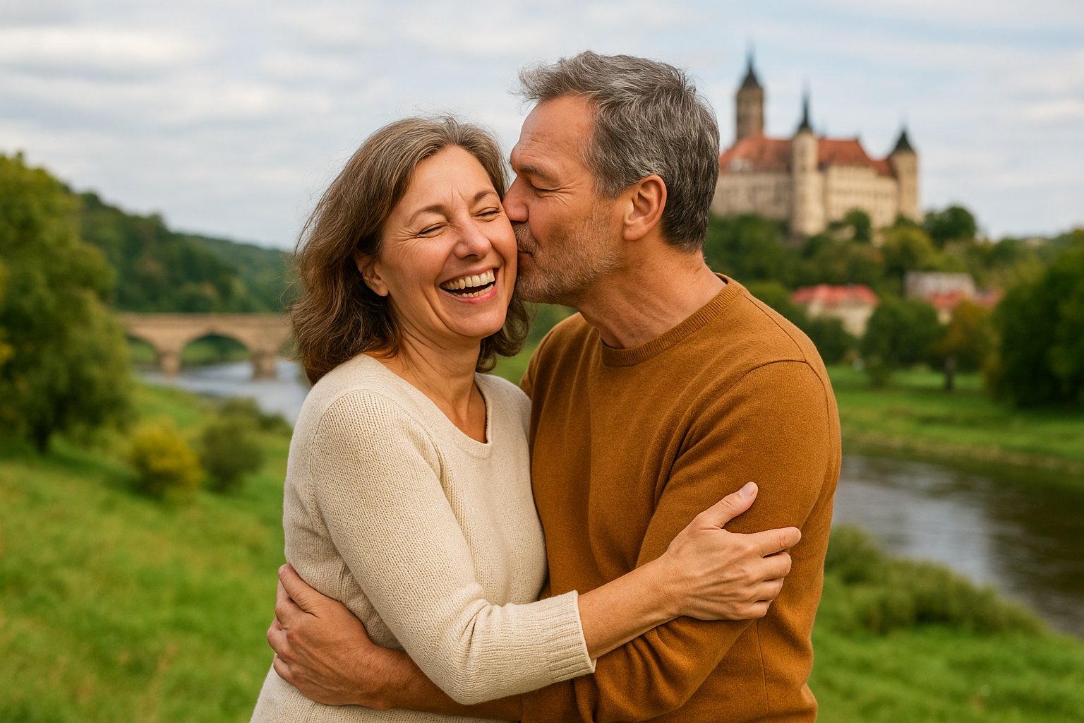 verliebtes Paar in Sachsen