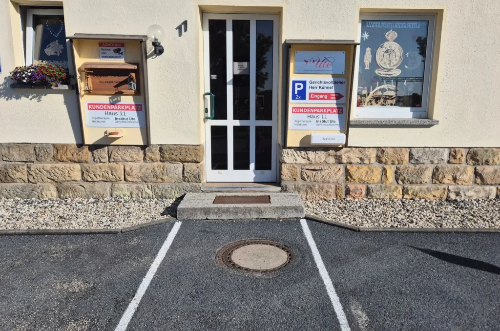 Parken beim Institut Ute