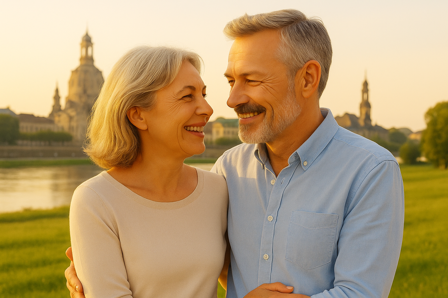 verliebtes glückliches Paar
